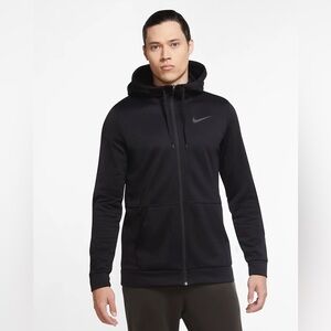 New Nike Therma Men's Large Training Hoodie - Black (CU6231-010)